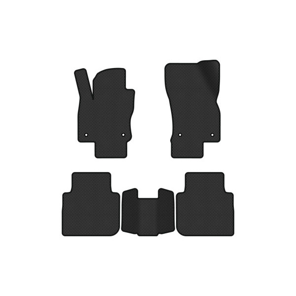 Фото - Коврики из экокожи в салон авто EVAtech ECO для Tiguan Allspace 5 seats Volkswagen 2016-2020 1 поколение SUV USA (VW13965CH5AV4BBB)