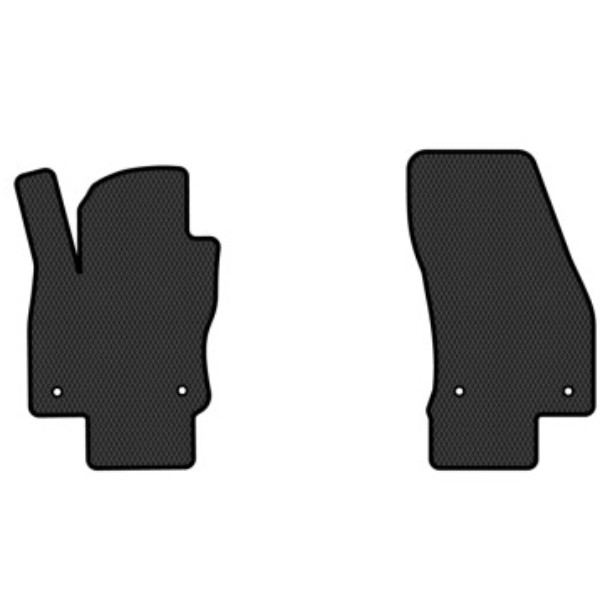 Фото - Килимки з екошкіри в салон авто передні EVAtech ECO для Tiguan Allspace 7 seats Volkswagen 2016-2020 1 покоління SUV USA VW1727AK2AV4BBLB