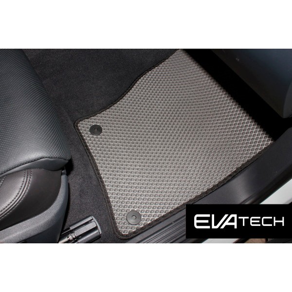 Фото - Коврики из экокожи в салон авто EVAtech ECO для Touareg (7P) (2-zone climate control) Volkswagen 2010-2014 2 поколение SUV EU VW3402CD5AV8BBLB