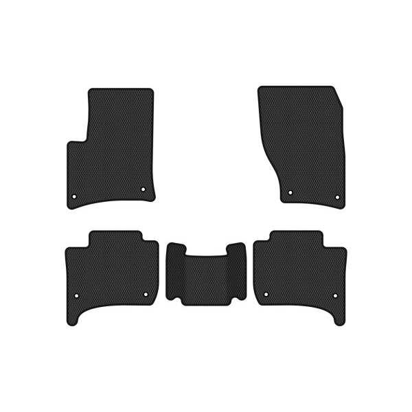 Фото - Килимки з екошкіри в салон авто EVAtech ECO для Touareg (7P) Restyling (2-zone climate control) Volkswagen 2014-2018 2 покоління SUV EU VW3590CB5AV8BBLB