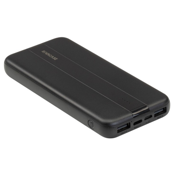 Фото - Батарея мобільна RIVACASE 10000 mAh Black (VA2041 (Black))