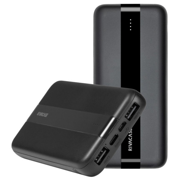 Фото - Батарея мобільна RIVACASE 10000 mAh Black (VA2041 (Black))