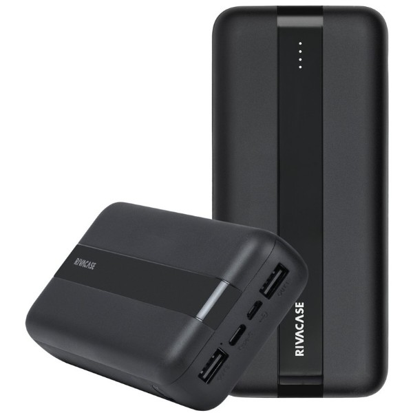 Фото - Батарея мобильная RIVACASE Rivapower 20000 мА Black (VA2081)