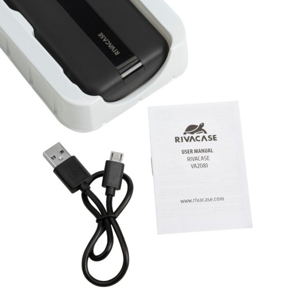 Фото - Батарея мобильная RIVACASE Rivapower 20000 мА Black (VA2081)