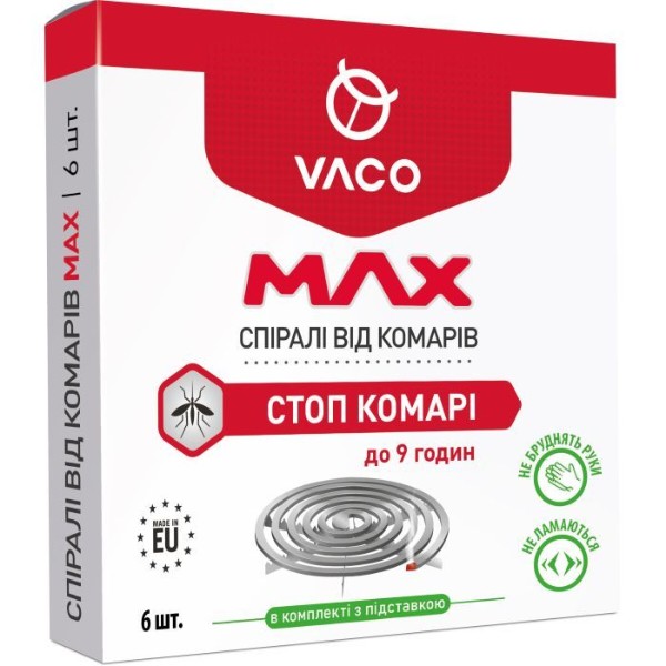 Фото - Спрей от насекомых VACO от комаров 6 шт. (5901821952651)