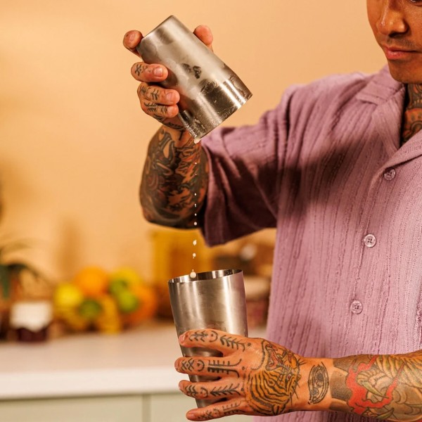 Фото - Шейкер для коктейлей Vacu Vin TIN ON TIN COCKTAIL SHAKER 700/500 мл (78433606)