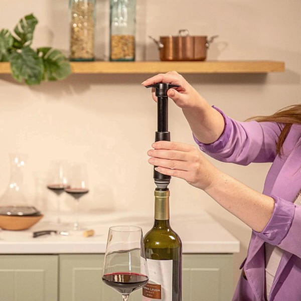 Фото - Мадлер для бару Vacu Vin WINE SAVER BLACK 2 пр. (0854460)