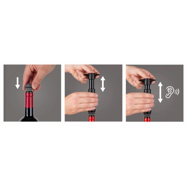 Фото - Мадлер для бару Vacu Vin WINE SAVER BLACK 2 пр. (0854460)