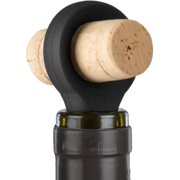Фото - Пробка для вина Vacu Vin BOTTLE STOPPER BLACK 2 шт. (08874606)