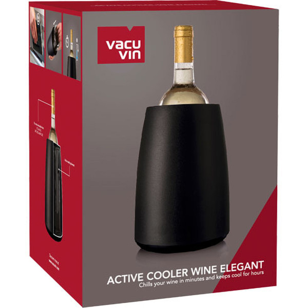 Фото - Охолоджувач для пляшки Vacu Vin ACTIVE COOLER WINE ELEGANT BLACK (3649460)
