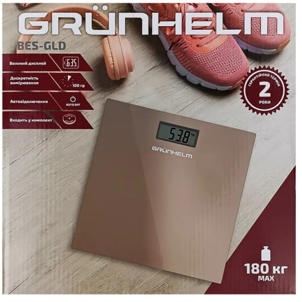 Фото - Весы напольные Grunhelm BES-GLD
