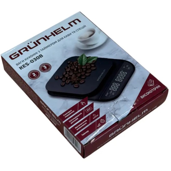 Фото - Ваги кухонні Grunhelm KES-030B