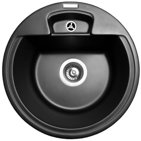 Фото - Мийка кухонна Miraggio VALENCIA Black Shine