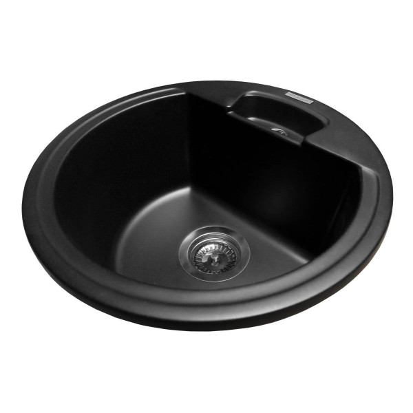 Фото - Мийка кухонна Miraggio VALENCIA Black Shine