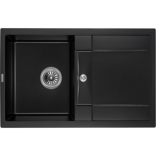 Фото - Мийка кухонна GRANADO Valencia Black Shine
