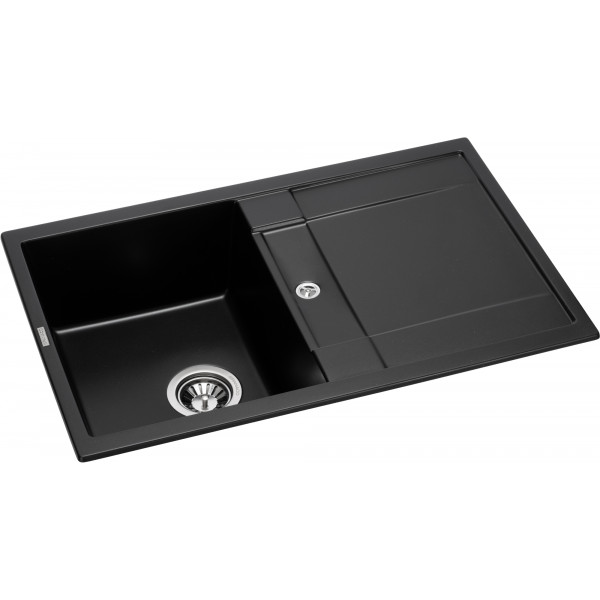 Фото - Мийка кухонна GRANADO Valencia Black Shine