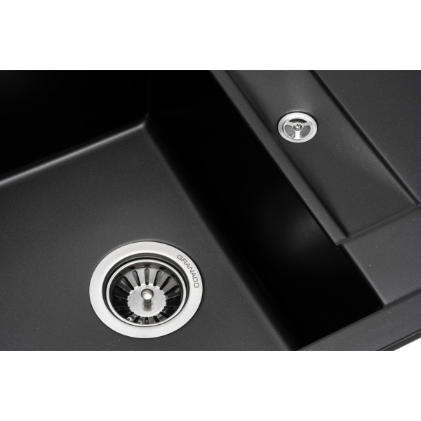 Фото - Мийка кухонна GRANADO Valencia Black Shine