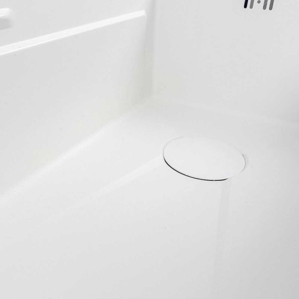 Фото - Мийка кухонна VALESO Handmade "Водоспад" (ДЕКОР) 75x45 біла