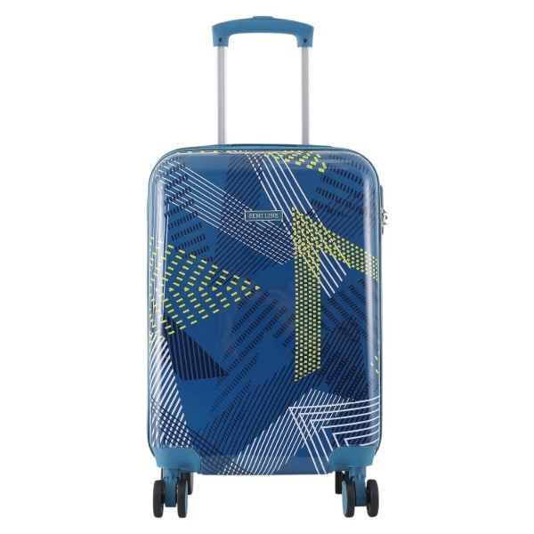 Фото - Чемодан Semi Line S Blue Pattern (T5652-1)