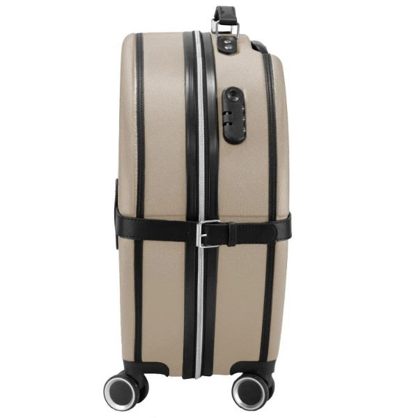 Фото - Валіза Semi Line S Champagne/Black (T5674-2)