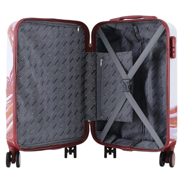 Фото - Валіза Semi Line S White/Red Print (T5654-1)