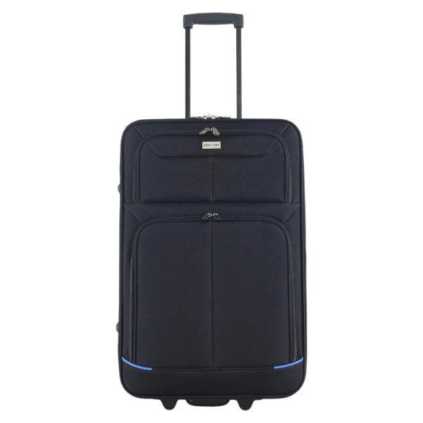 Фото - Валіза Semi Line M Black/Blue Lines (T5753-2)