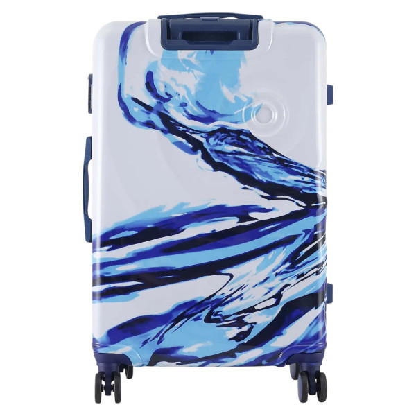 Фото - Валіза Semi Line L White/Blue Print (T5653-3)