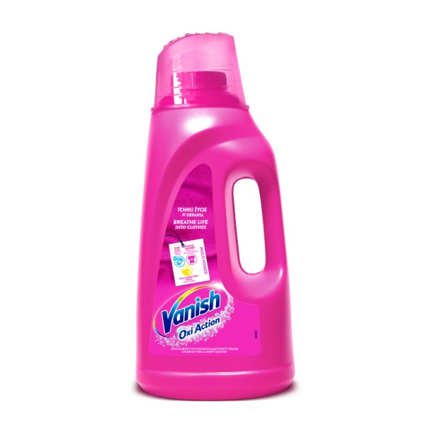 Фото - Засіб для видалення плям Vanish OXI ACTION ІНТЕЛЕКТ PLUS PINK 2л