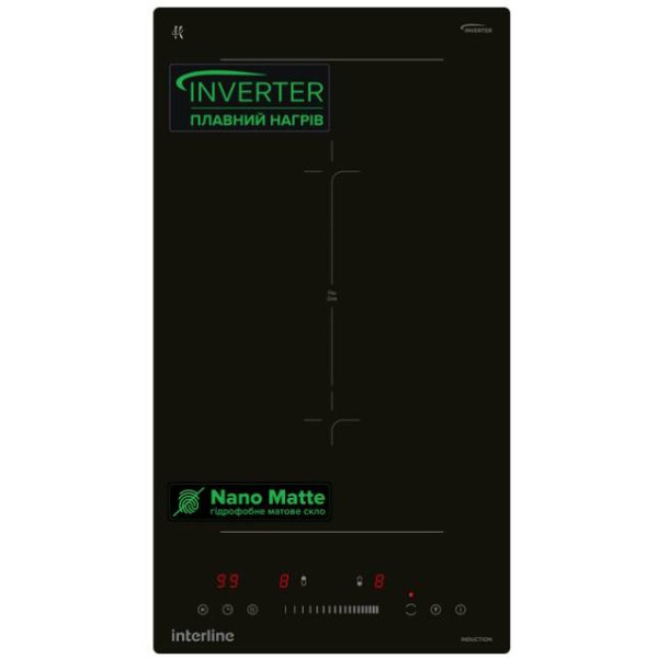 Фото - Варильна поверхня електрична Interline HIV 530 SFB BA Nano Matte