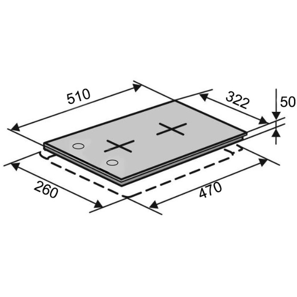 Фото - Варильна поверхня газова Ventolux HG320 RCEST (BK) 11