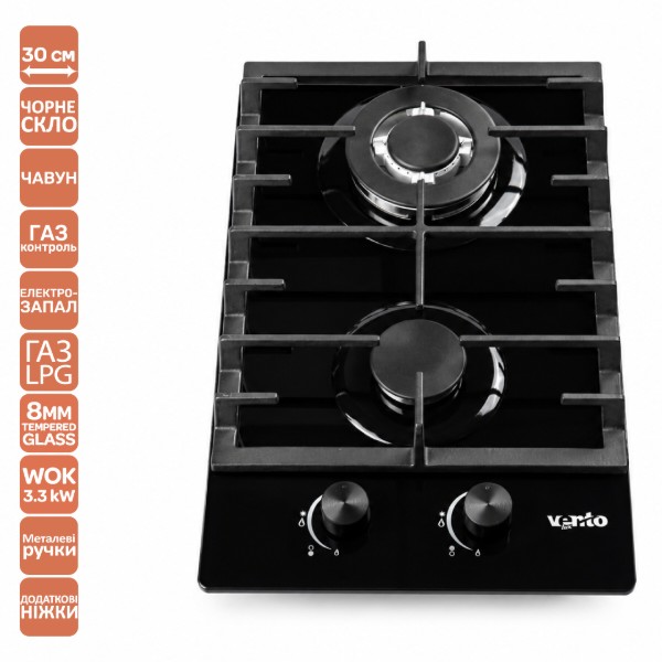 Фото - Варильна поверхня газова Ventolux HG320G CEST (BK) 11