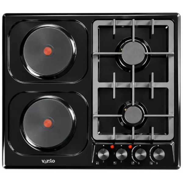 Фото - Варильна поверхня  комбінована Ventolux HG622 D11 CS (BK)