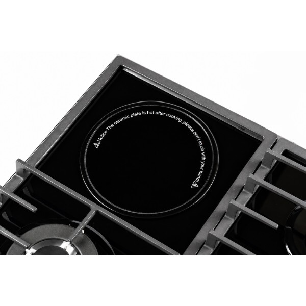 Фото - Варильна поверхня комбінована Ventolux HG631 L11G CEST (BK)