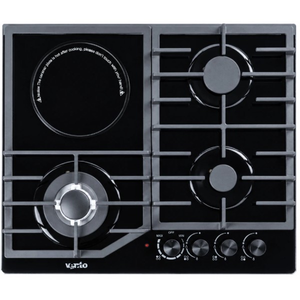Фото - Варильна поверхня комбінована Ventolux HG631 L11G CEST (BK)