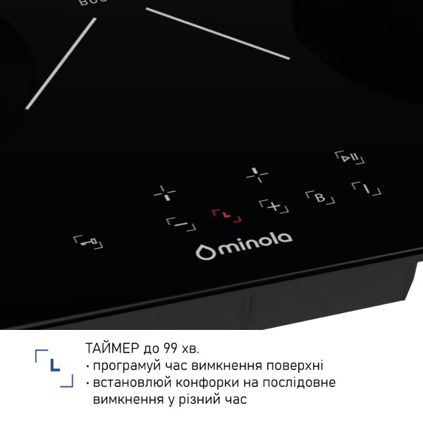 Фото - Варильна поверхня електрична Minola MI 3047 TBL