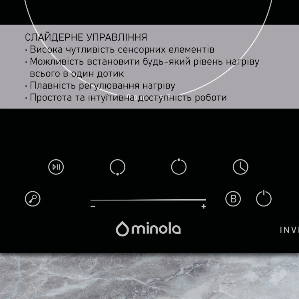 Фото - Варильна поверхня електрична Minola MIS 3075 TBL