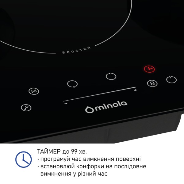 Фото - Варильна поверхня електрична Minola MIS 3075 TBL