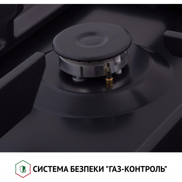 Фото - Варочная панель газовая Perfelli HGM 61637 BL RETRO