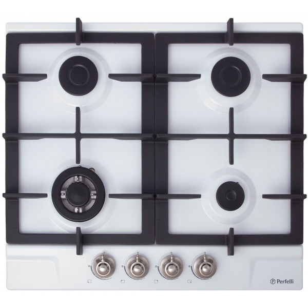 Фото - Варильна поверхня газова Perfelli HGM 61637 WH RETRO