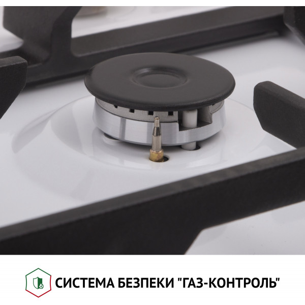 Фото - Варильна поверхня газова Perfelli HGM 61637 WH RETRO
