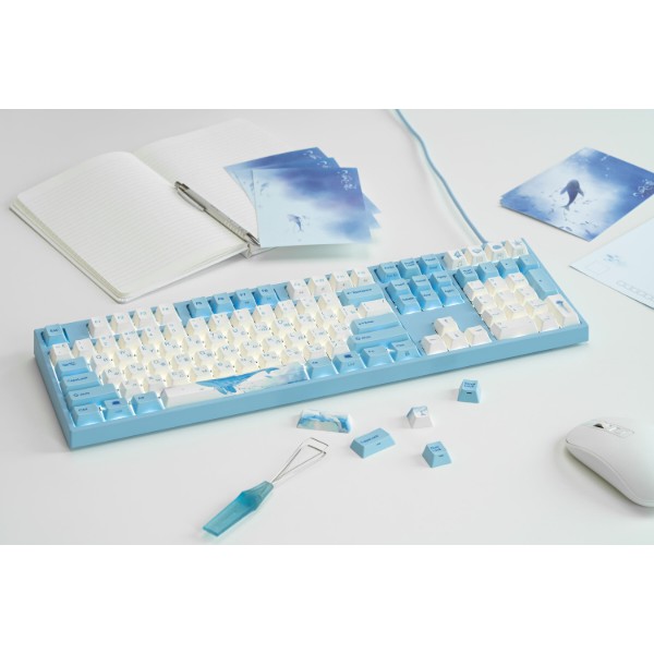 Фото - Клавіатура дротова ігрова Varmilo Sea Melody, Cherry MX Brown (VA108MN2W/WBPE7HR)
