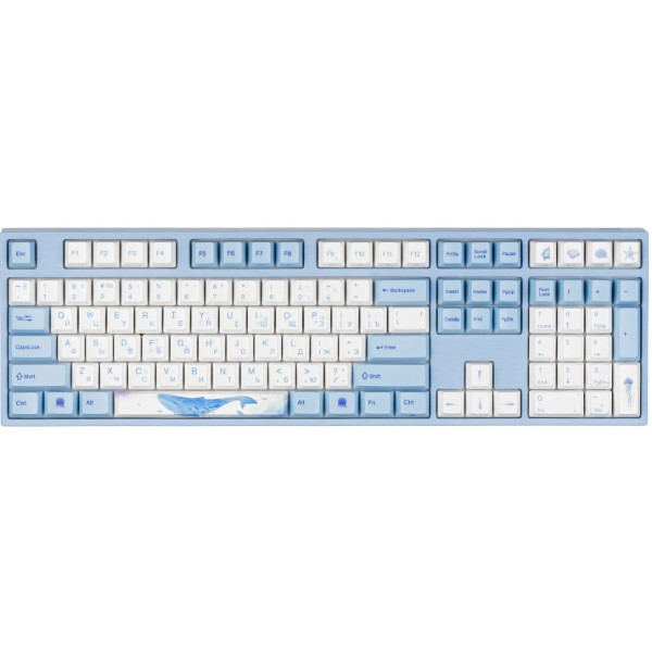 Фото - Клавіатура дротова ігрова Varmilo Sea Melody, Cherry MX Brown (VA108MN2W/WBPE7HR)