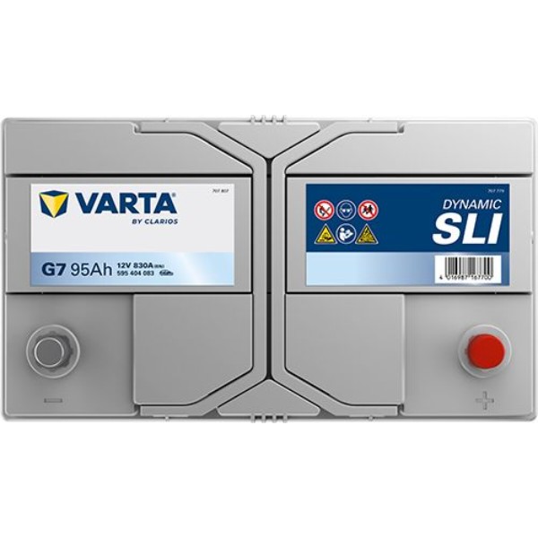 Фото - Автомобільний акумулятор Varta Dynamic SLI 12В 95Аг 830А R+ (595404083)