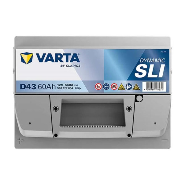 Фото - Акумулятор для ДБЖ Varta Dynamic SLI 12В 60Аг 540А L+ (560127054)