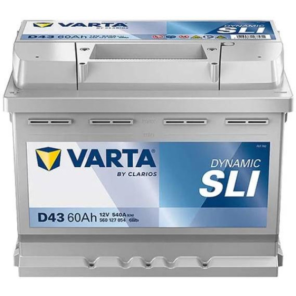 Фото - Акумулятор для ДБЖ Varta Dynamic SLI 12В 60Аг 540А L+ (560127054)