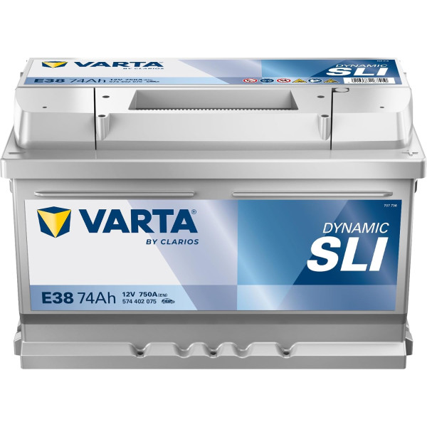 Фото - Аккумулятор для ИБП Varta Dynamic SLI 12В 74Аг 750А R+ (574402075) Фото - Аккумулятор для ИБП Varta Dynamic SLI 12В 74Аг 750А R+ (574402075)