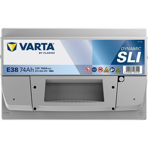 Фото - Аккумулятор для ИБП Varta Dynamic SLI 12В 74Аг 750А R+ (574402075)