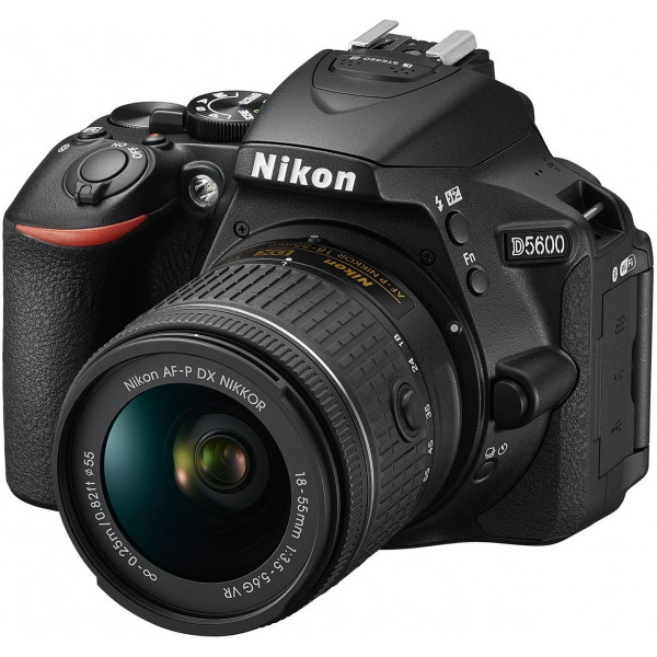 Фото - Фотокамера зеркальная Nikon D5600 Kit AF-P 18-55mm VR (VBA500K001)