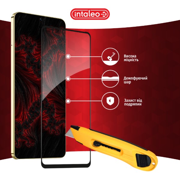 Фото - Защитное стекло для смартфона Intaleo Full Glue for Infinix Hot 40 Pro Black (1283126589263)