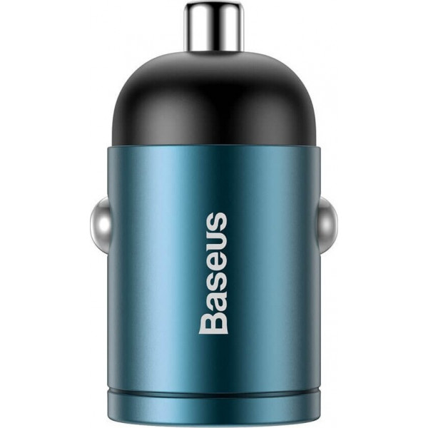 Фото - Автомобильное зарядное устройство Baseus Tiny Star Mini QC USB Port 30W Blue (VCHX-A03)